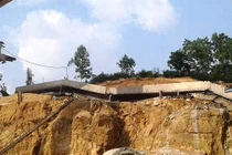 Gãy dầm cầu Suối Nóng, dự án cao tốc Hạ Long – Vân Đồn