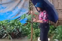 Thanh Hóa: Lộ nguyên nhân Bí thư kiêm Chủ tịch phường đứng trên bè chống lũ 