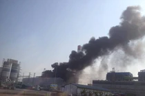 Đang điều tra nguyên nhân cháy nhà máy nhiệt điện Thái Bình 2