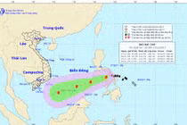 Bão Kai –Tak diễn biến phức tạp, tăng cấp khi vào biển Đông