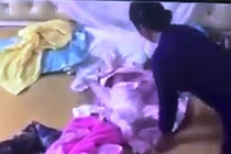Công an làm việc với nữ giúp việc bạo hành bé gần 2 tháng tuổi