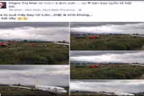 Triệu tập người tung tin "máy bay rơi ở Nội Bài"