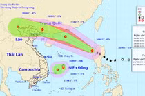 Bão số 7 mạnh cấp 10-12 gây mưa lớn cho Việt Nam