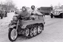 Cực ngầu xe máy chiến trường Sdkfz 2 của Đức trong CTTG2