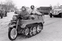Cực ngầu xe máy chiến trường Sdkfz 2 của Đức trong CTTG2