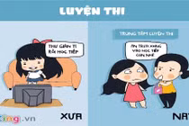 Sự khác biệt giữa thi cử ngày ấy và bây giờ 