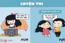 Sự khác biệt giữa thi cử ngày ấy và bây giờ 