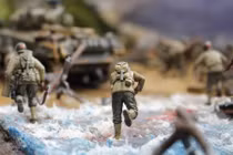 Thú vị trận đổ bộ D-Day mô hình mà như thật