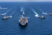 Choáng với nhóm tàu sân bay Mỹ ngay sát Triều Tiên