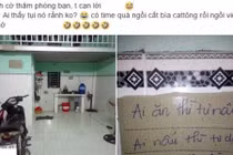 Bảng nội quy phòng trọ "bá đạo" của 3 nam sinh Bình Dương