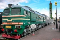 Rợn người đứng trước tàu hỏa mang tên lửa hạt nhân Nga