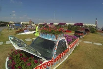 Hô biến bãi rác ô tô thành... vườn thượng uyển