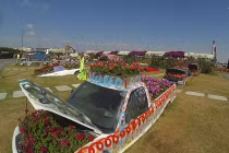 Hô biến bãi rác ô tô thành... vườn thượng uyển