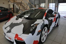 Lamborghini Gallardo ngụy trang hoàn hảo trong màu áo lính