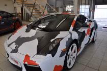 Lamborghini Gallardo ngụy trang hoàn hảo trong màu áo lính