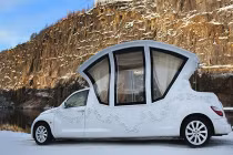 Siêu xe đón dâu kì dị hình xe ngựa thời trung cổ