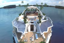 Dàn du thuyền triệu đô chạy bằng năng lượng mặt trời