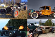 Giật mình Ford cổ hóa thành quái thú thở ra lửa