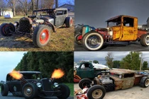 Giật mình Ford cổ hóa thành quái thú thở ra lửa