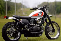 Mô tô Yamaha Star Bolt độ cafe racer cực đỉnh