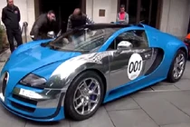 Dàn siêu xe khủng Bugatti Veyron nối đuôi nhau trên phố