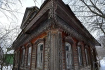 Nhà cổ tuyệt đẹp bị bỏ hoang tại Nga