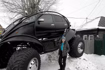 Độ Nissan thành siêu quái thú khổng lồ