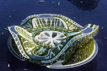 Ngắm nhà lênh đênh trên mặt nước