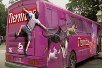 Quảng cáo dị hợm trên xe buýt