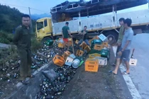 Hòa Bình: Tai nạn giao thông, người phụ nữ văng khỏi xe, tử vong tại chỗ