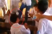 Nam sinh bị nhóm nam nữ đánh hội đồng ngay trong lớp