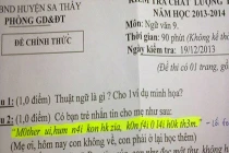 “Bệnh” bóp méo tiếng Việt của teen vào đề thi Ngữ văn