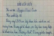Bật cười với bài văn, bản kiểm điểm ngộ nghĩnh của trẻ