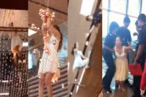 Xôn xao gái trẻ leo trèo, phá hoại tác phẩm nghệ thuật