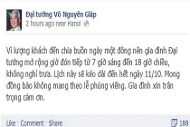 Gia đình Đại tướng không nghỉ trưa đón tiếp người đến viếng