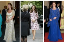 11 mẫu váy dự tiệc quyến rũ của công nương Kate Middleton
