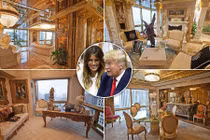 Nội thất dát vàng trong nhà Tổng thống Mỹ đắc cử Donald Trump