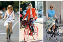 Ấn tượng với thời trang xe đạp dạo phố của sao Hollywood
