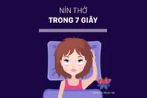 Mẹo chìm vào giấc ngủ chỉ trong 1 phút