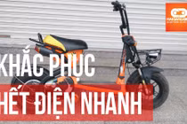 Mẹo khắc phục hiện tượng hết điện nhanh ở xe điện