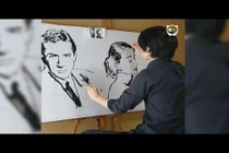 Video: “Đỉnh của đỉnh”, vẽ chân dung người bằng cả hai tay
