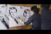 Video: “Đỉnh của đỉnh”, vẽ chân dung người bằng cả hai tay