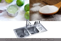 5 cách làm sạch đồ dùng bằng inox với chanh