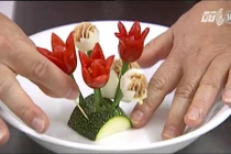 Video: Biến tấu món ăn thành bó hoa ngày 20/11