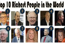 Cận mặt 10 người giàu nhất thế giới trong năm qua