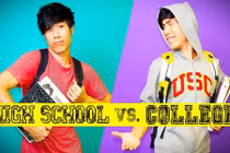 Sự khác biệt hài hước giữa học sinh và sinh viên