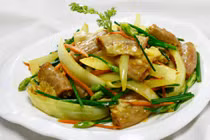 Bí quyết làm lòng non xào nghệ không hôi, không đắng