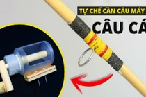 Cách tự chế cần câu máy cực đơn giản