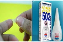 “Chiêu” tẩy vết keo 502 trên tay nhanh tức thì