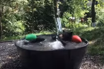 Thú vị hình ảnh chú gấu tắm bồn